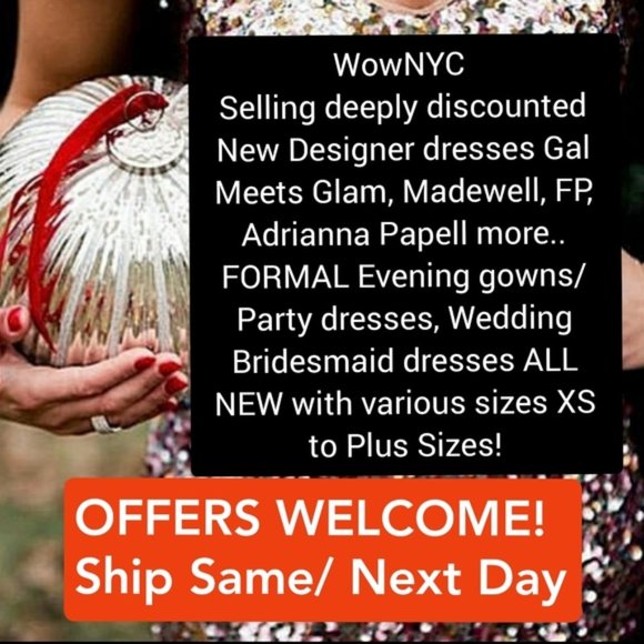 Last stock! GAL MEETS GLAM New $188 Jumpsuit Dress - Picture 9 of 9